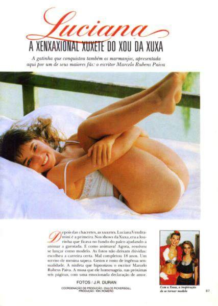 Luciana Vendramini Nua Pelada na Playboy