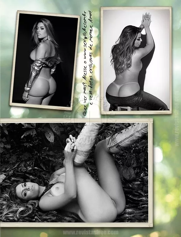 Ex-BBB Monique Amin Nua na Revista Sexy